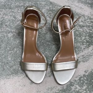 Talbots Metallic Heels NWOT